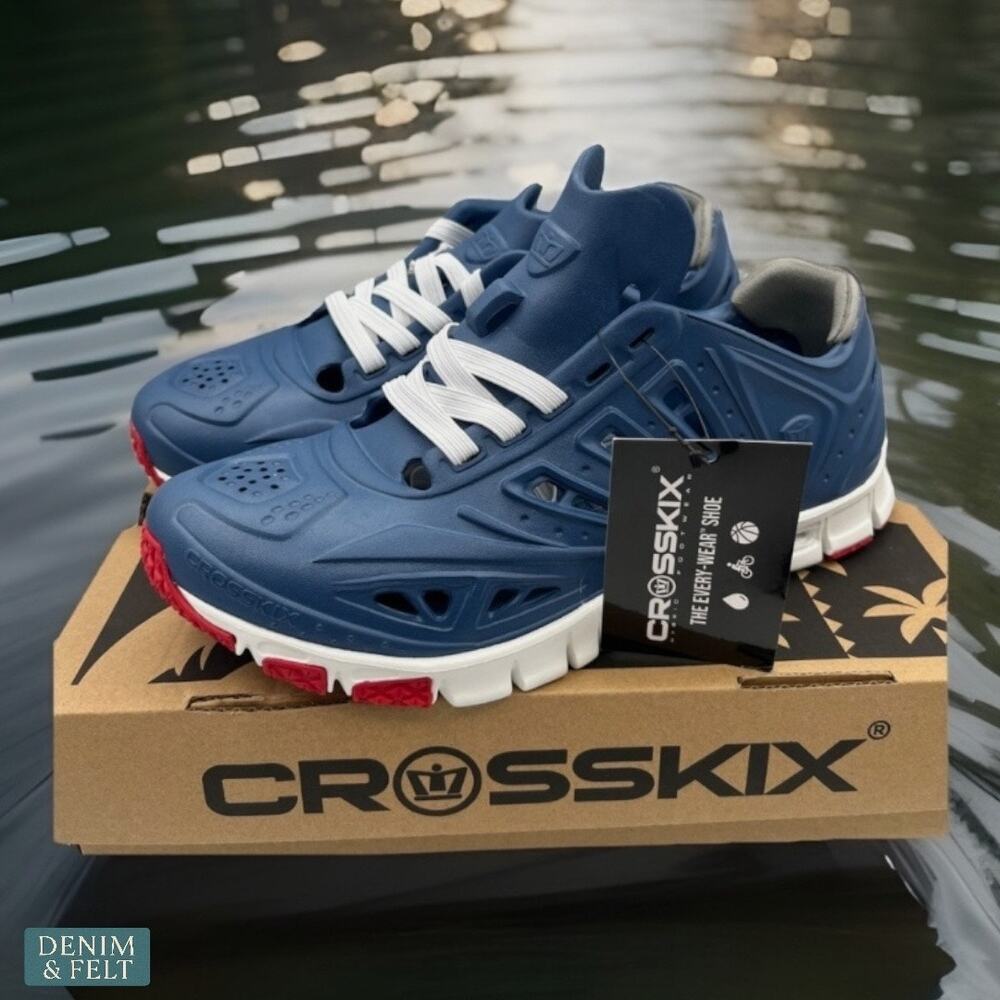Crosskix APX Patriot Blue Unisex Water/Fishing/Boating Shoes/Sneakers NEW~NIB!!